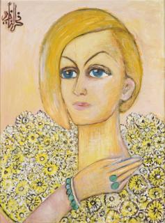 Fahr El-Nissa Zeid - Portrait of ClareMaria