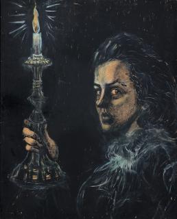 Fahr El-Nissa Zeid - Portrait of the artists daughter, Şirin Devrim as Lady Macbeth