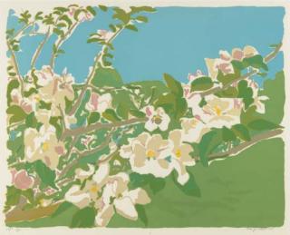 Fairfield Porter - Apple Blossoms III (Ludman 28)