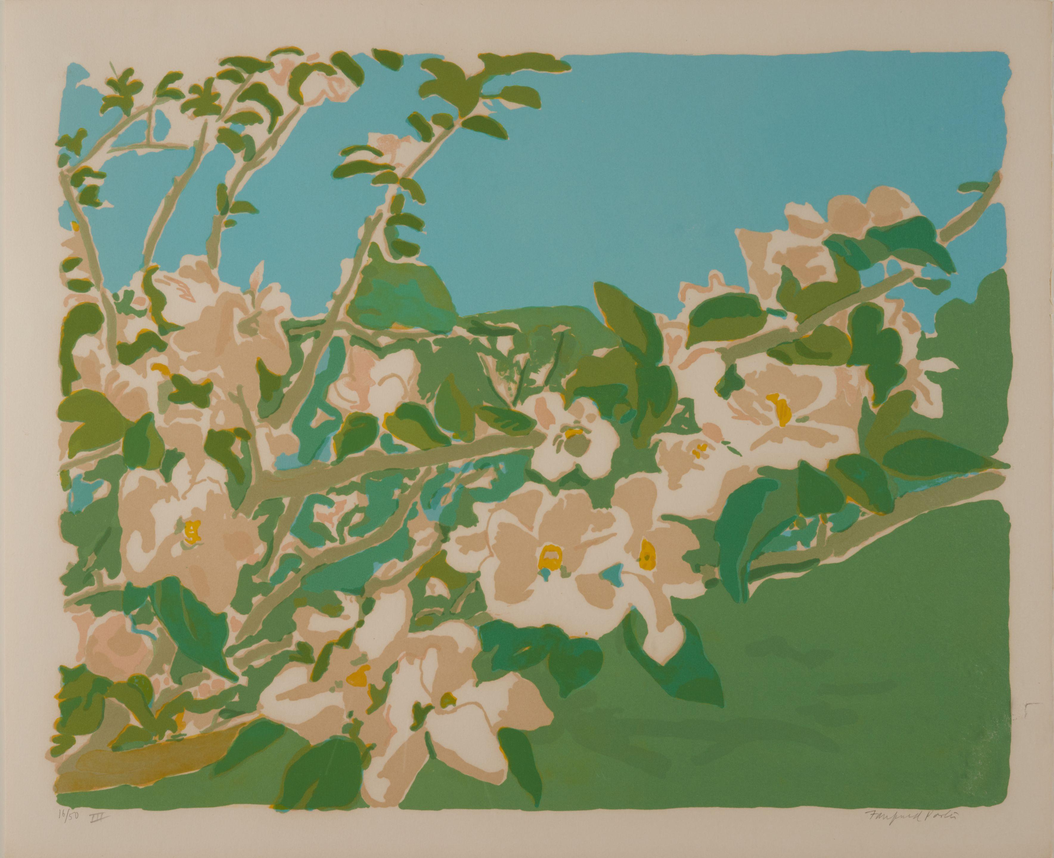 Fairfield Porter - Apple Blossoms III