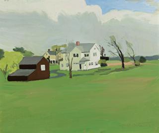 Fairfield Porter - Farmhouse, Southampton
