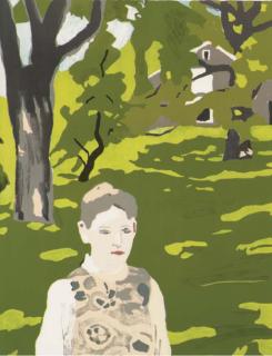 Fairfield Porter - Girl in the Woods