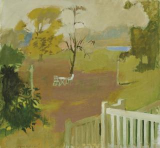 Fairfield Porter - Landscape, Southampton Yard