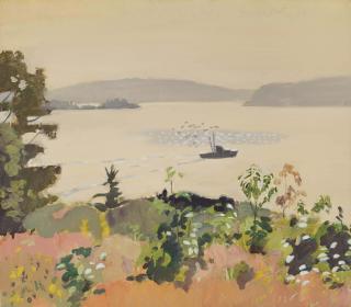 Fairfield Porter - Lobster Boat, Morning