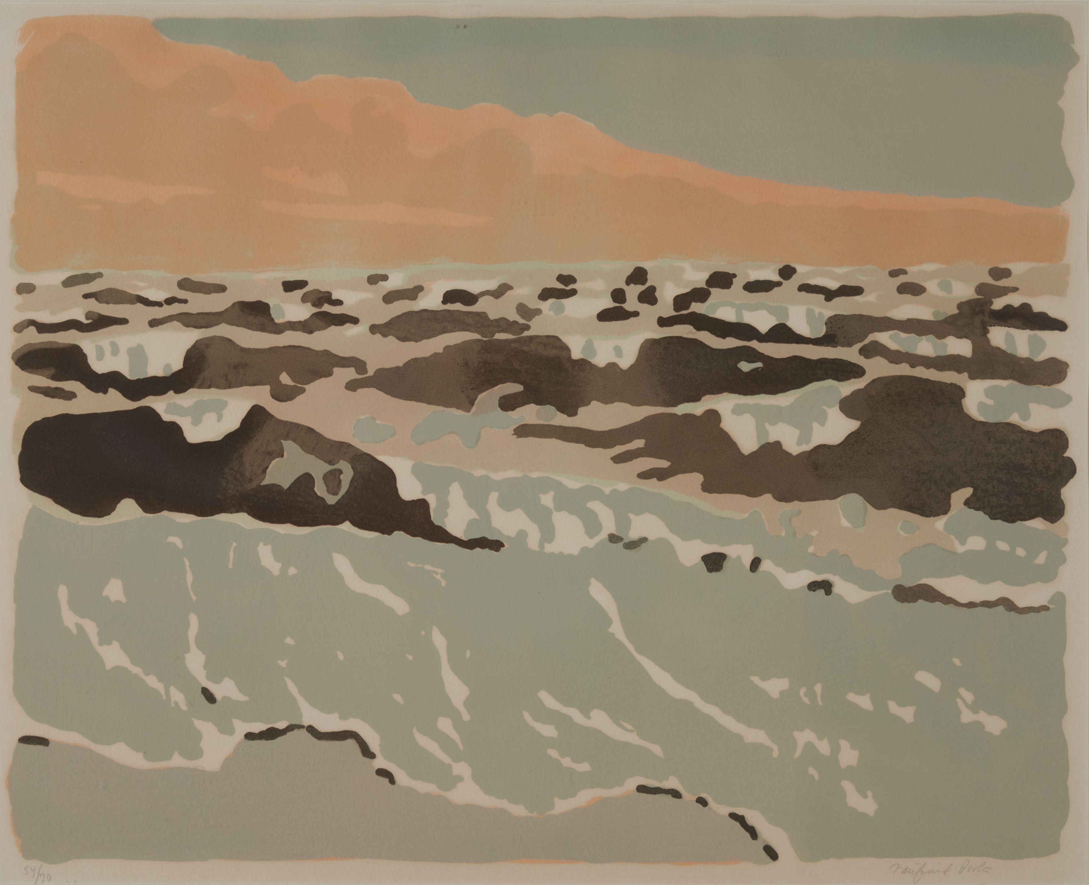 Fairfield Porter - Ocean II (The Gale)