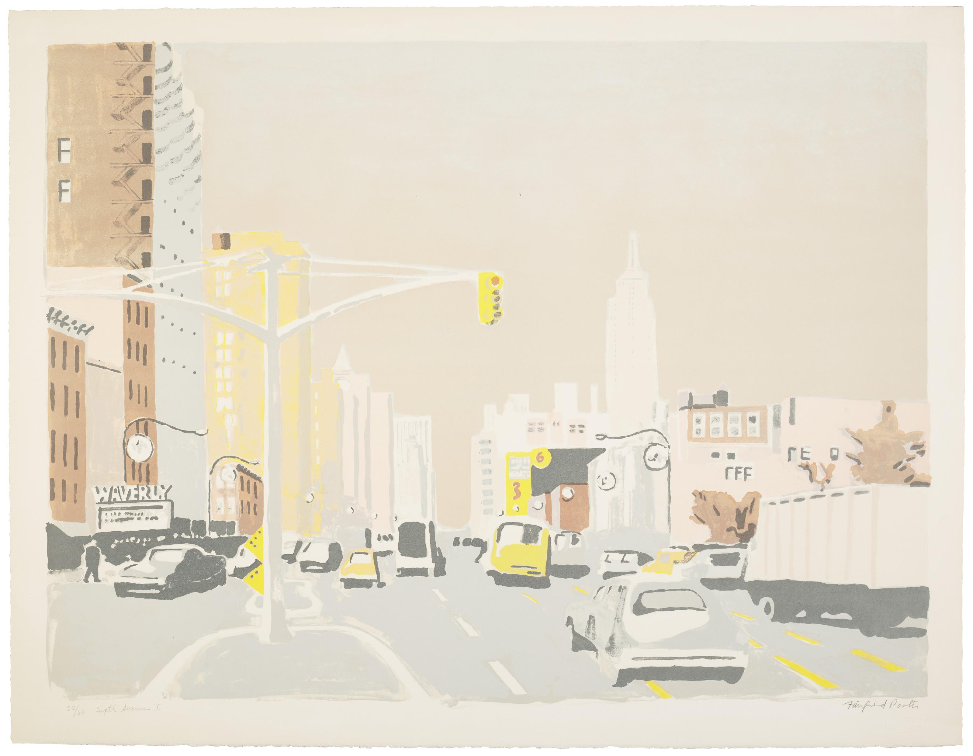 Fairfield Porter - Sixth Avenue I