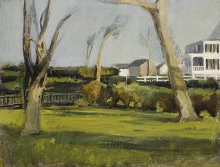 Fairfield Porter - Southampton Backyards
