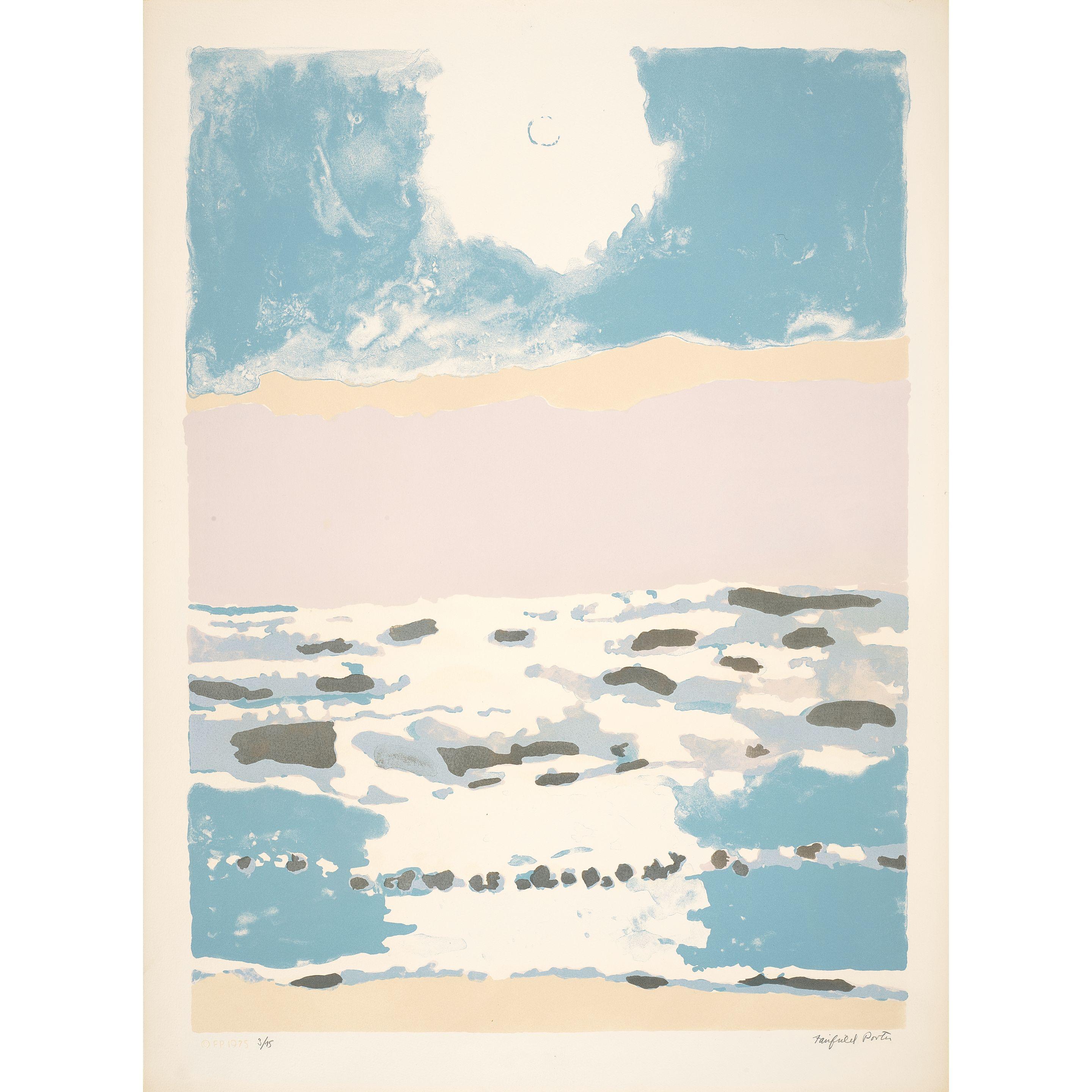 Fairfield Porter - Sun and Sea, from 1776 USA 1976 Bicentennial Prints