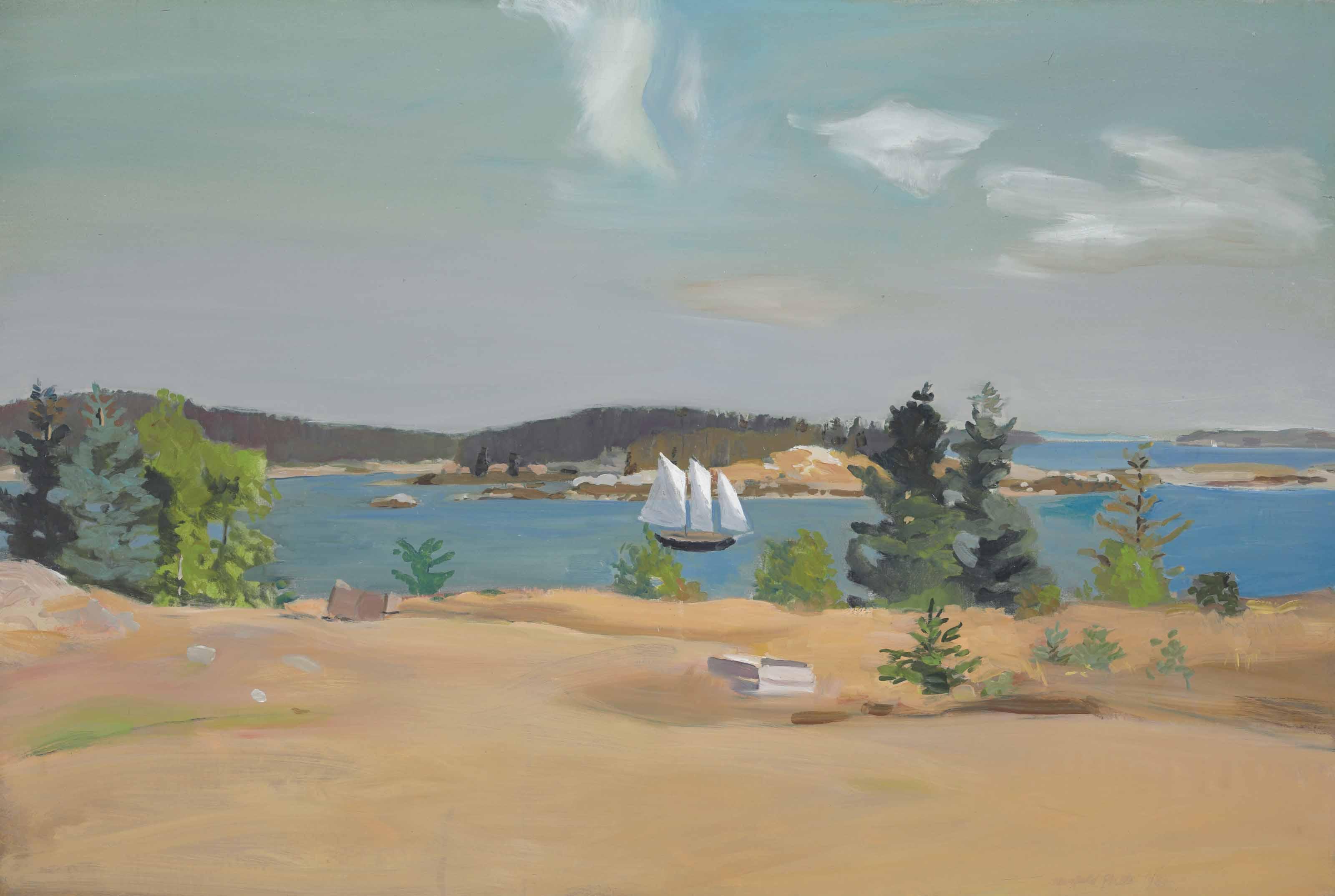 Fairfield Porter - The Schooner II