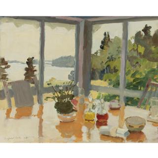 Fairfield Porter - The Table On The Porch