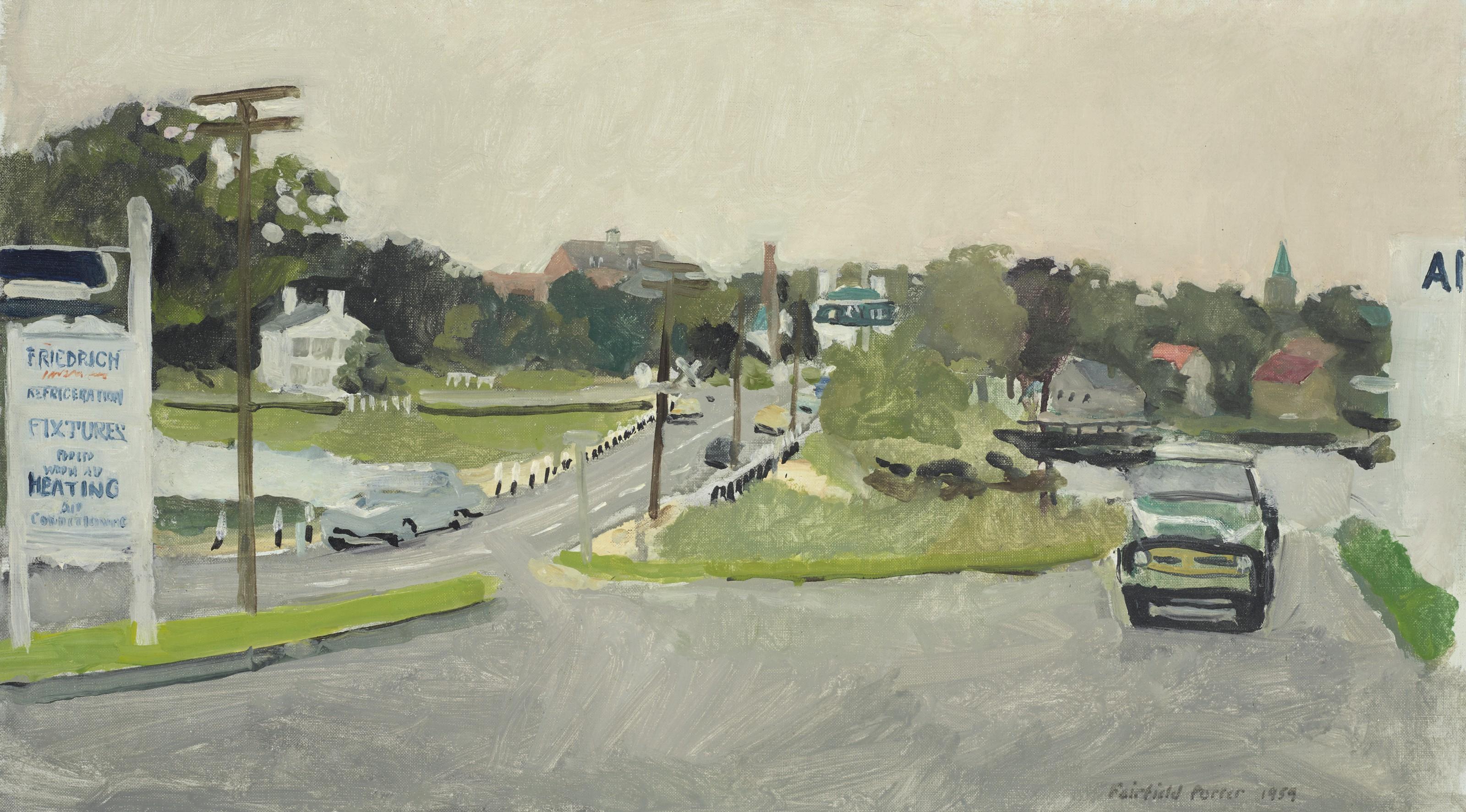 Fairfield Porter - Wareham, Route 6