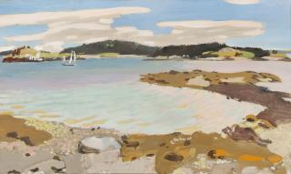 Fairfield Porter - Yawl in the Channel