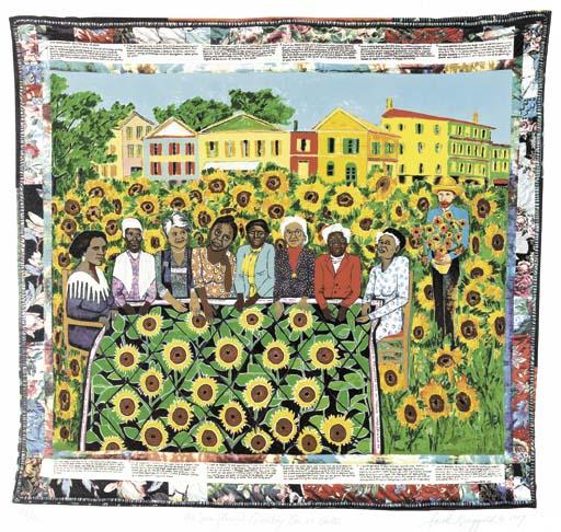 Faith Ringgold - Groovin High; and The Sun Flower\'s Quilting Bee at Arles