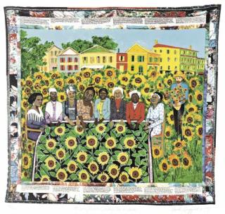 Faith Ringgold - Groovin High; and The Sun Flower\'s Quilting Bee at Arles