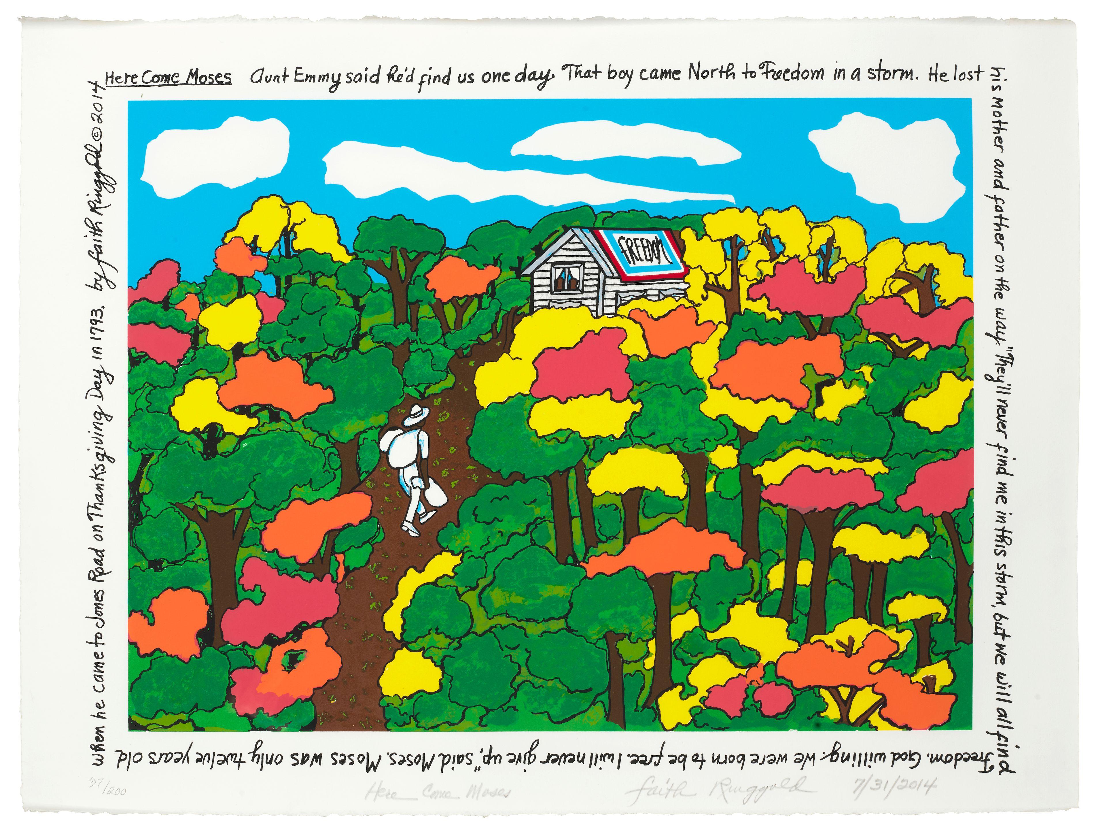 Faith Ringgold - Here Come Moses