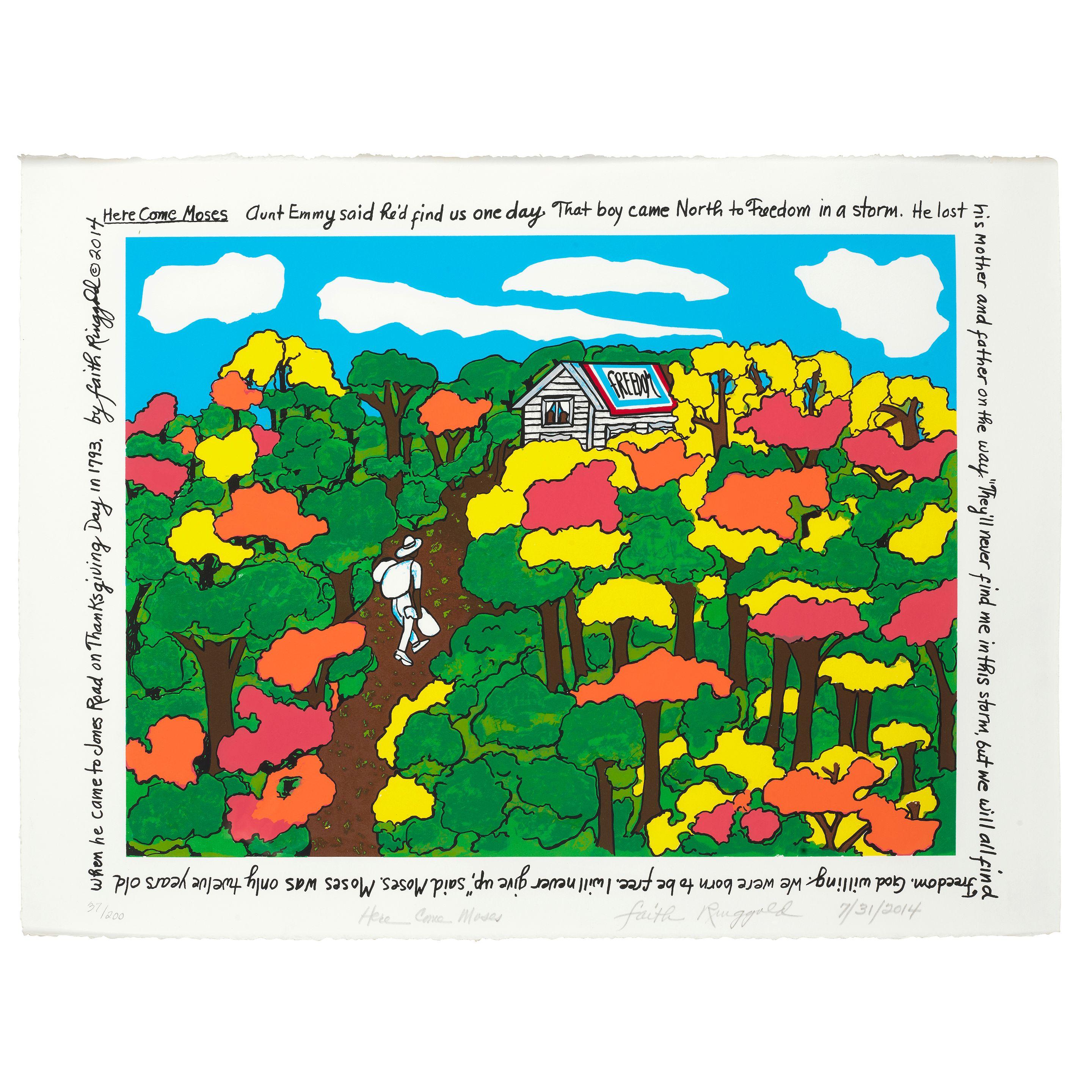 Faith Ringgold - Here Come Moses