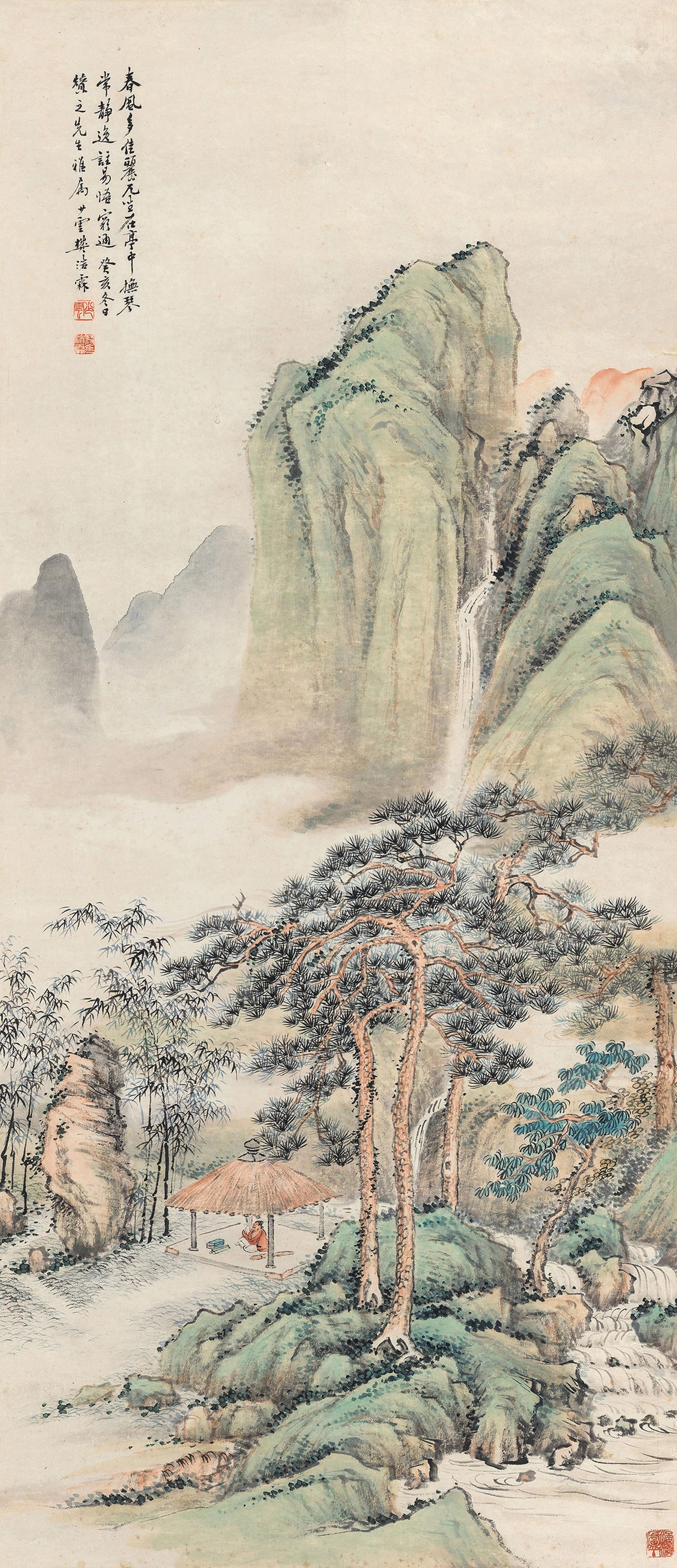 Fan Haolin - Scholar In A Pavilion