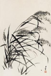Fan Tchunpi - Ink Reed Flower