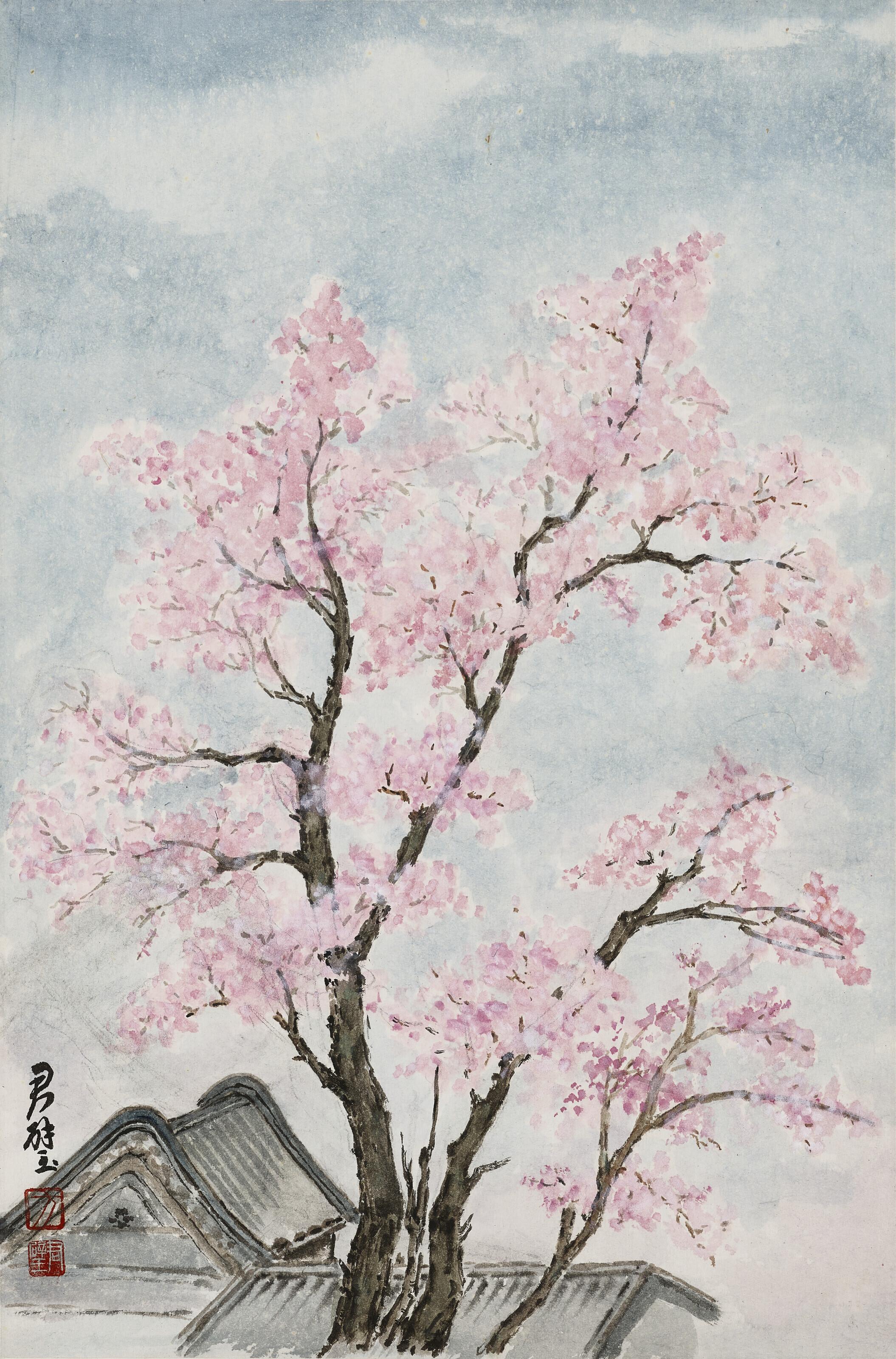 Fan Tchunpi - Peach Blossoms, Beijing