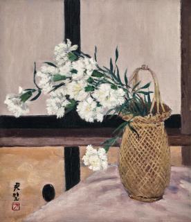 Fan Tchunpi - White Carnations(Painted in 1955)