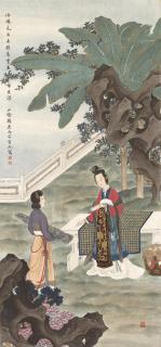 Fan Xu - Ladies under Plantain Leaves