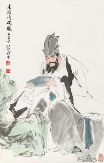 Fan Zeng - Su Dongpo Admiring Inkstone