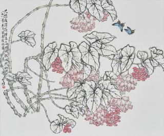 Fang Chuxiong - Flower and Butterfly