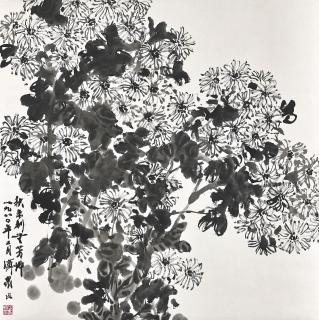 Fang Jizhong - Ink Chrysanthemum
