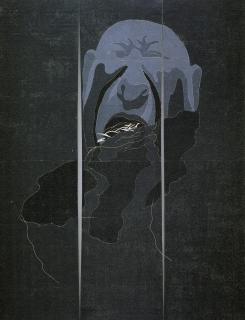 Fang Lijun - 1996.1 (Triptych)