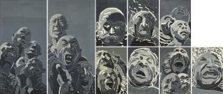 Fang Lijun - 2001.1.6, 2001.1.12, 2000.5.5, 2000.6.15, 2000.6.25, 2000.6.30, 2002.11.11, 2002.12.9 and 2002.12.11.