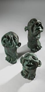 Fang Lijun - Nature Group No. 20, 25 & 27 (Three Works)