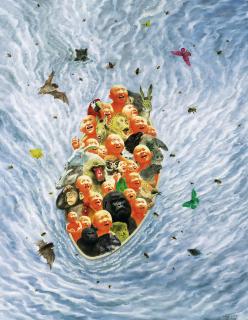 Fang Lijun - Untitled(Painted in 2009)