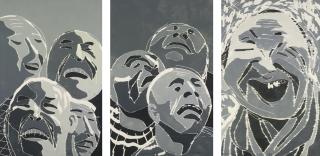 Fang Lijun - Untitled [Three Works]