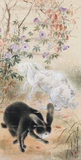 Fang Rending - Flower And Rabbits