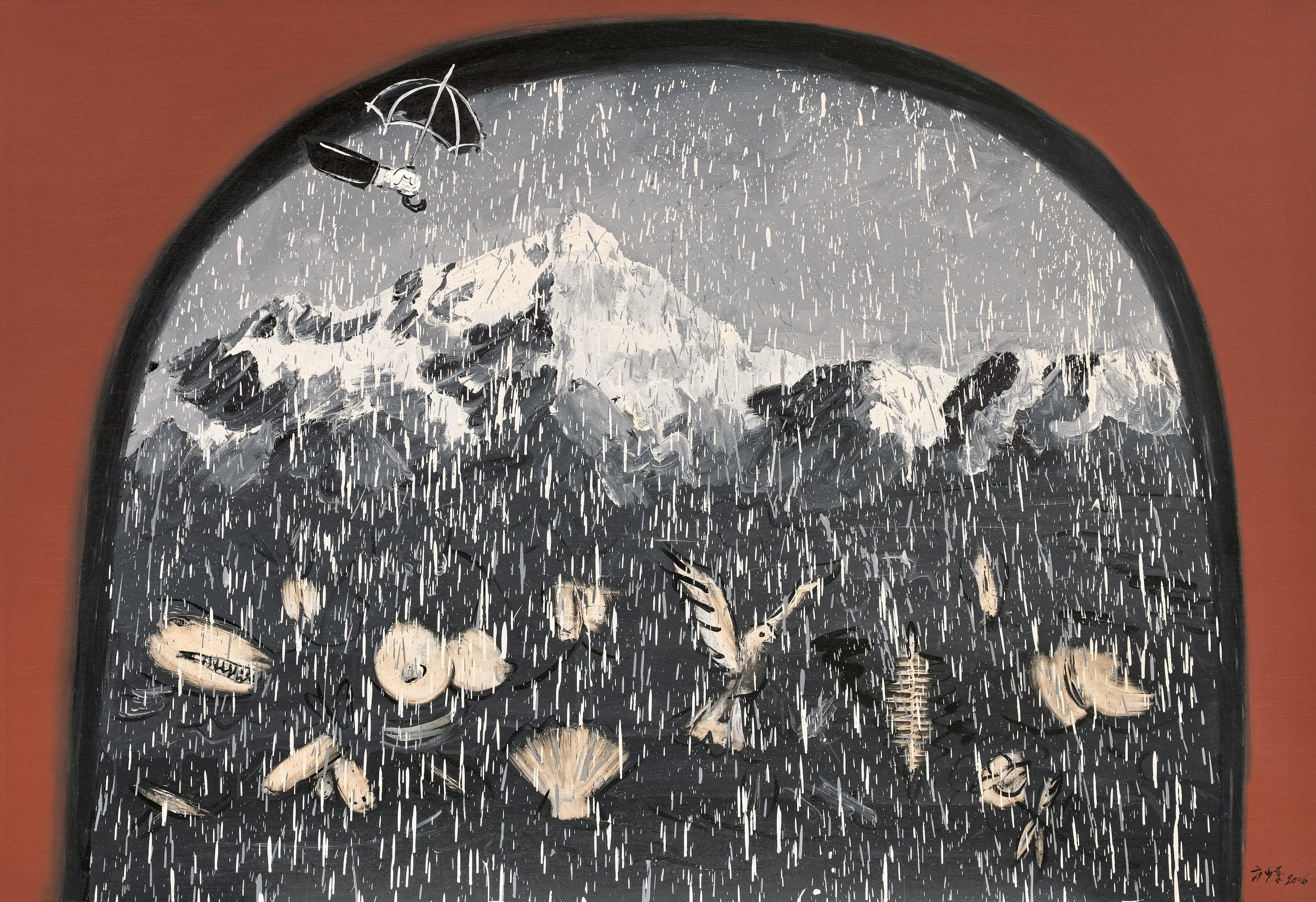 Fang Shaohua - Temperature At Himalayan Mountain (Painted In 2006)