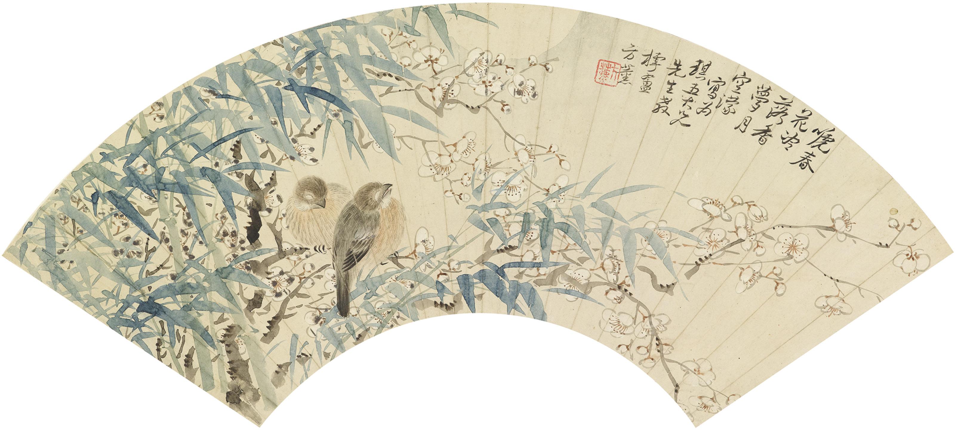 Fang Xun - Birds and Peach Blossoms