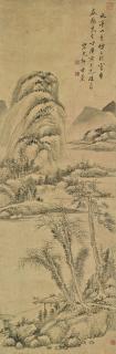 Fang Xun - Pavilion by the River