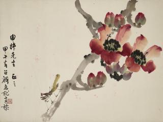 Fang Zhaolin - Flower and Mantis