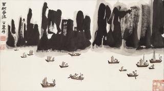 Fang Zhaolin - Sailing along the River