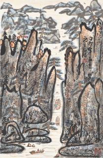 Fang Zhaolin - Sailing down the River