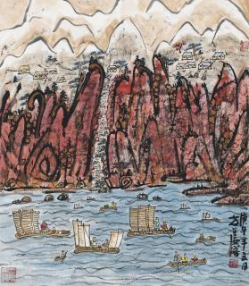 Fang Zhaoling - Boating