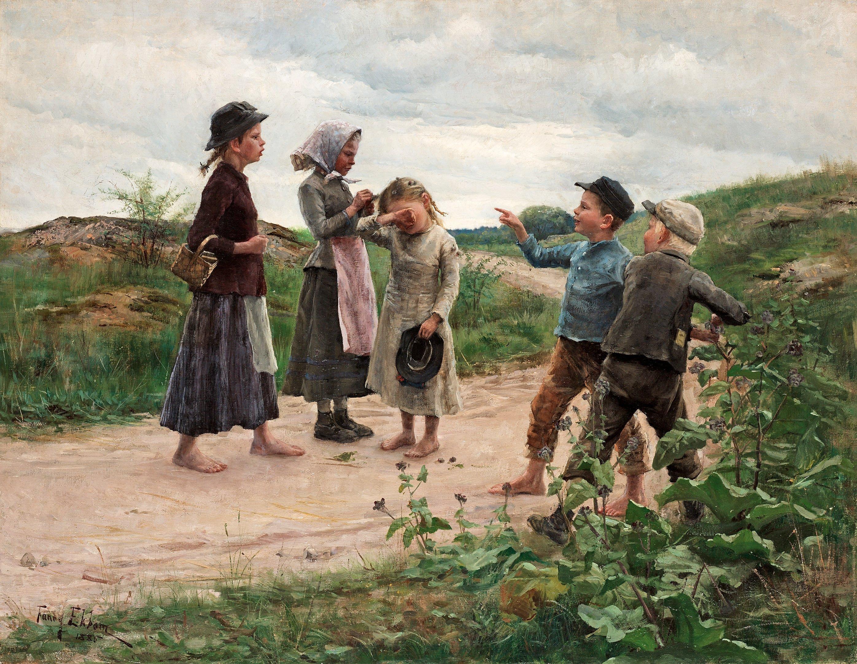 Fanny Brate - Teasing children