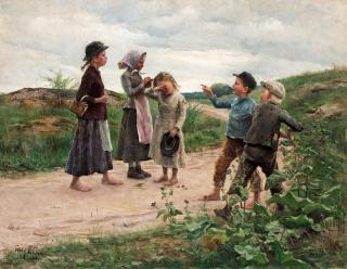 Fanny Brate - Teasing children