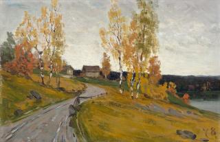Fanny Churberg - Autumn Birches.