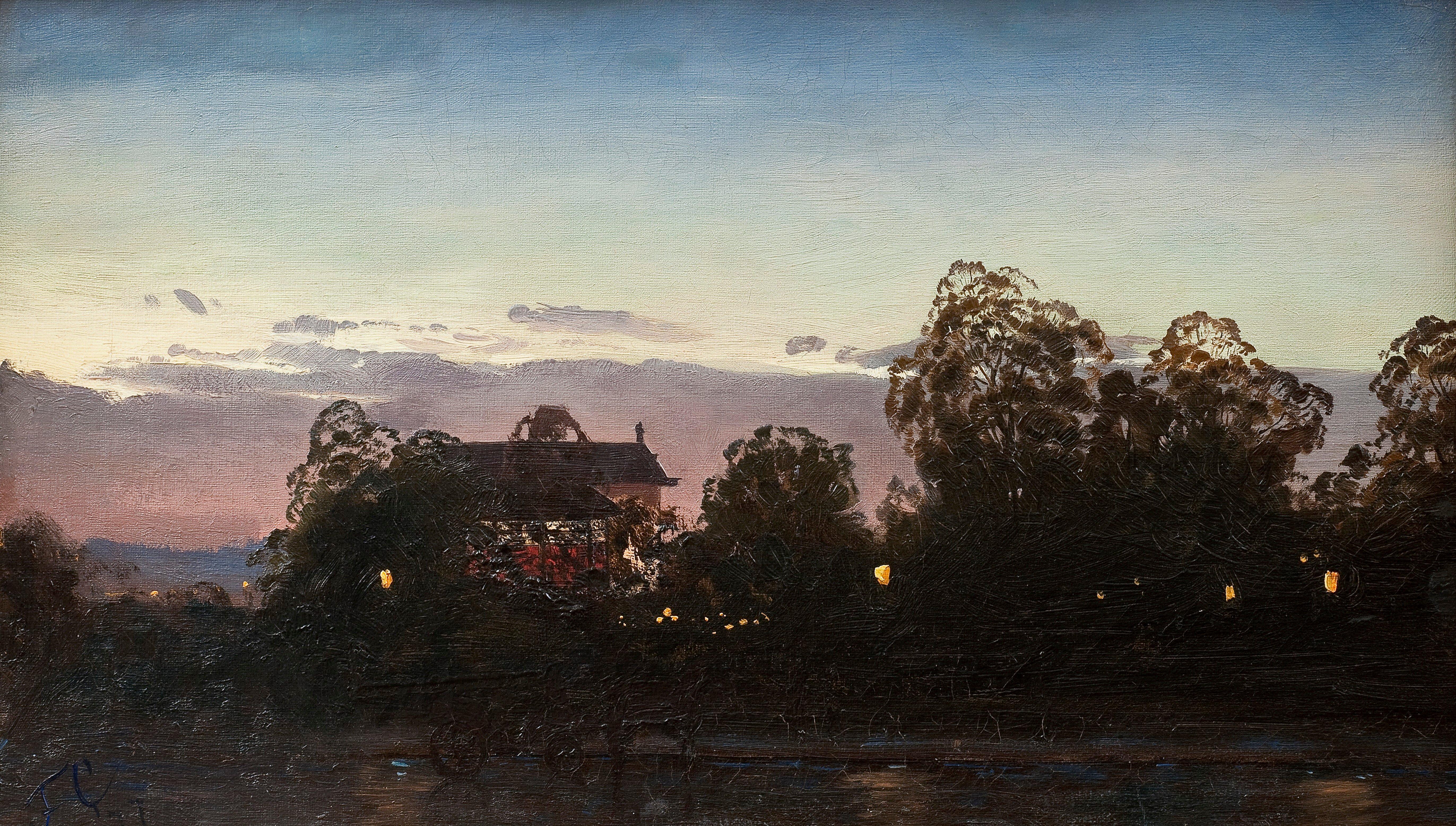 Fanny Churberg - Evening View.