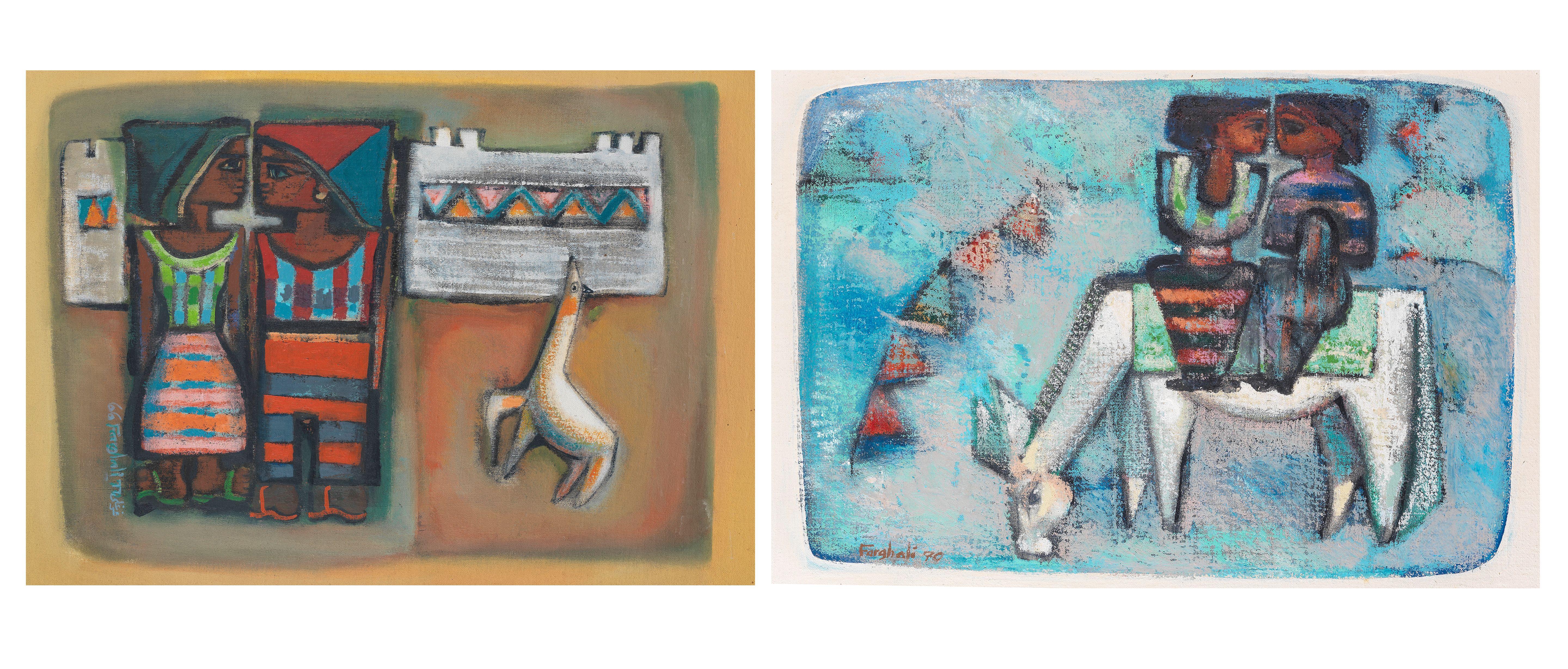 Farghali Abdel Hafiz - Couple & Horse