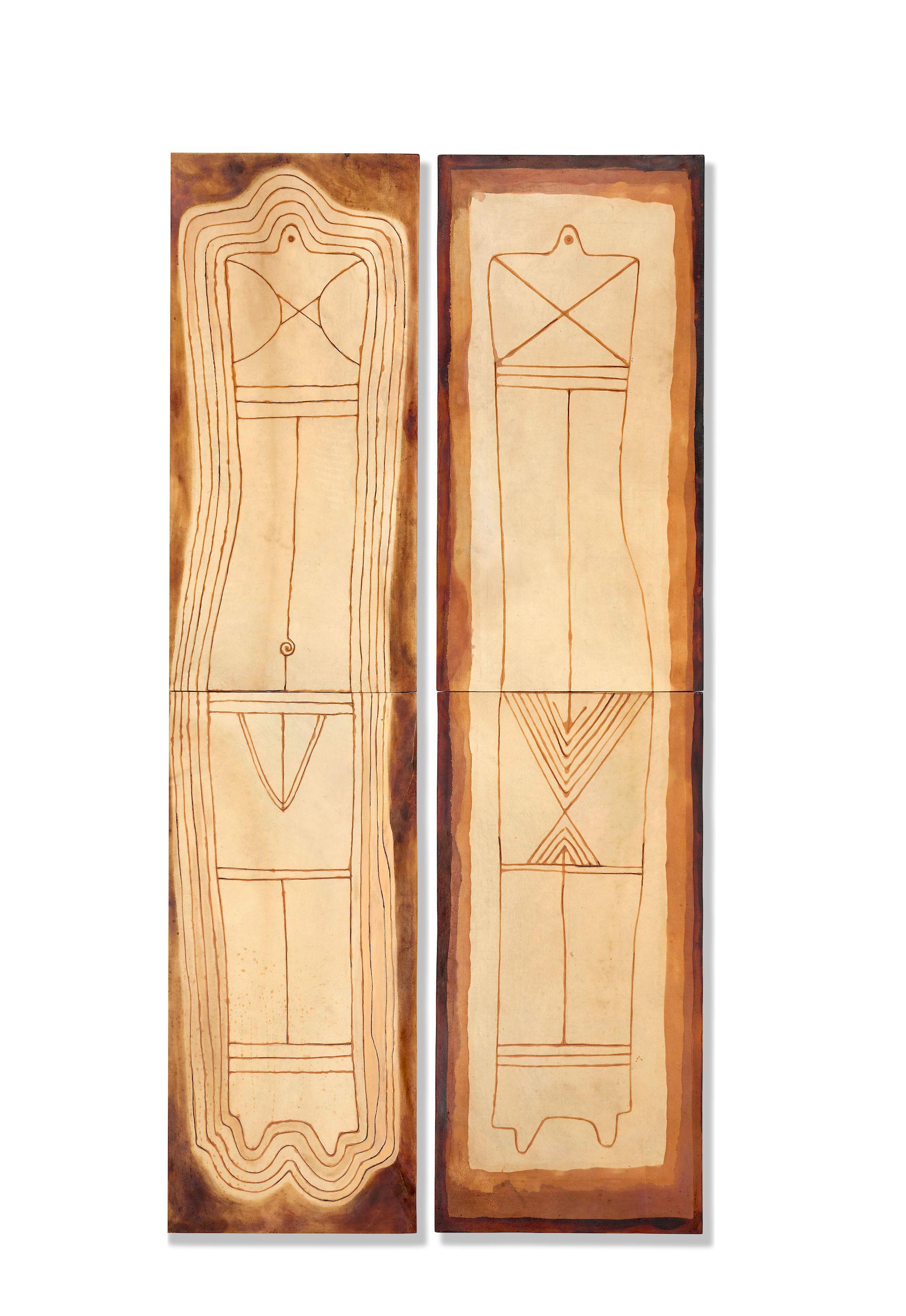 Farid Belkahia - Le Couple