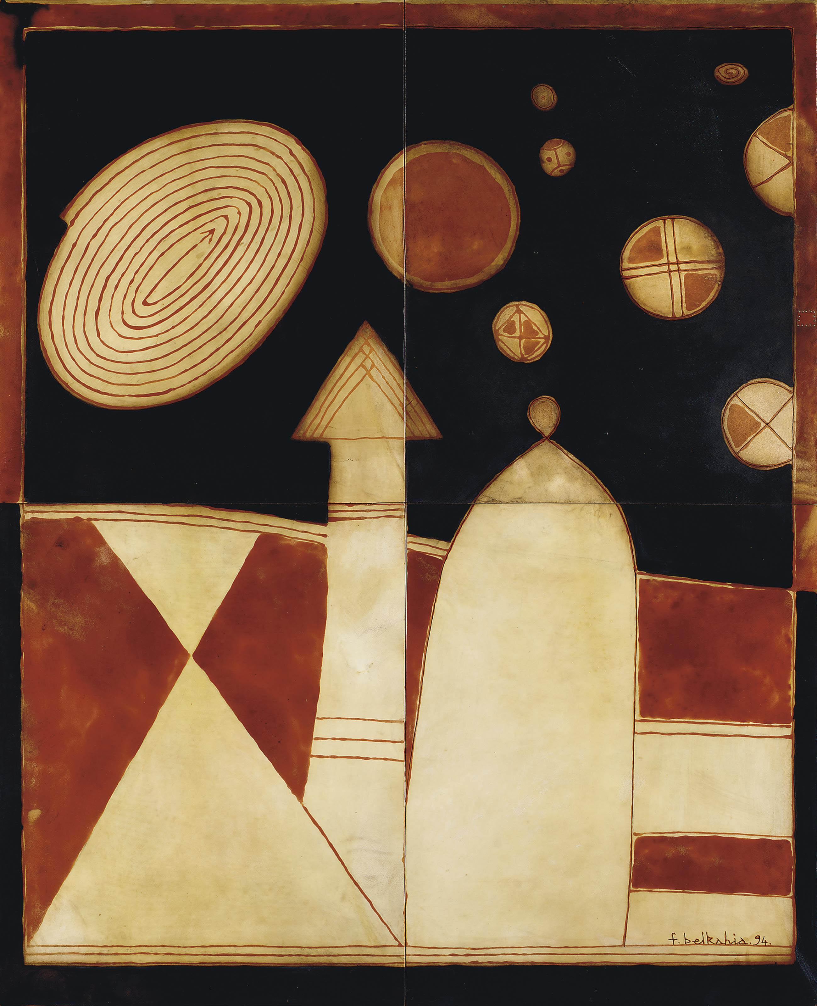 Farid Belkahia - Nuit étoilée