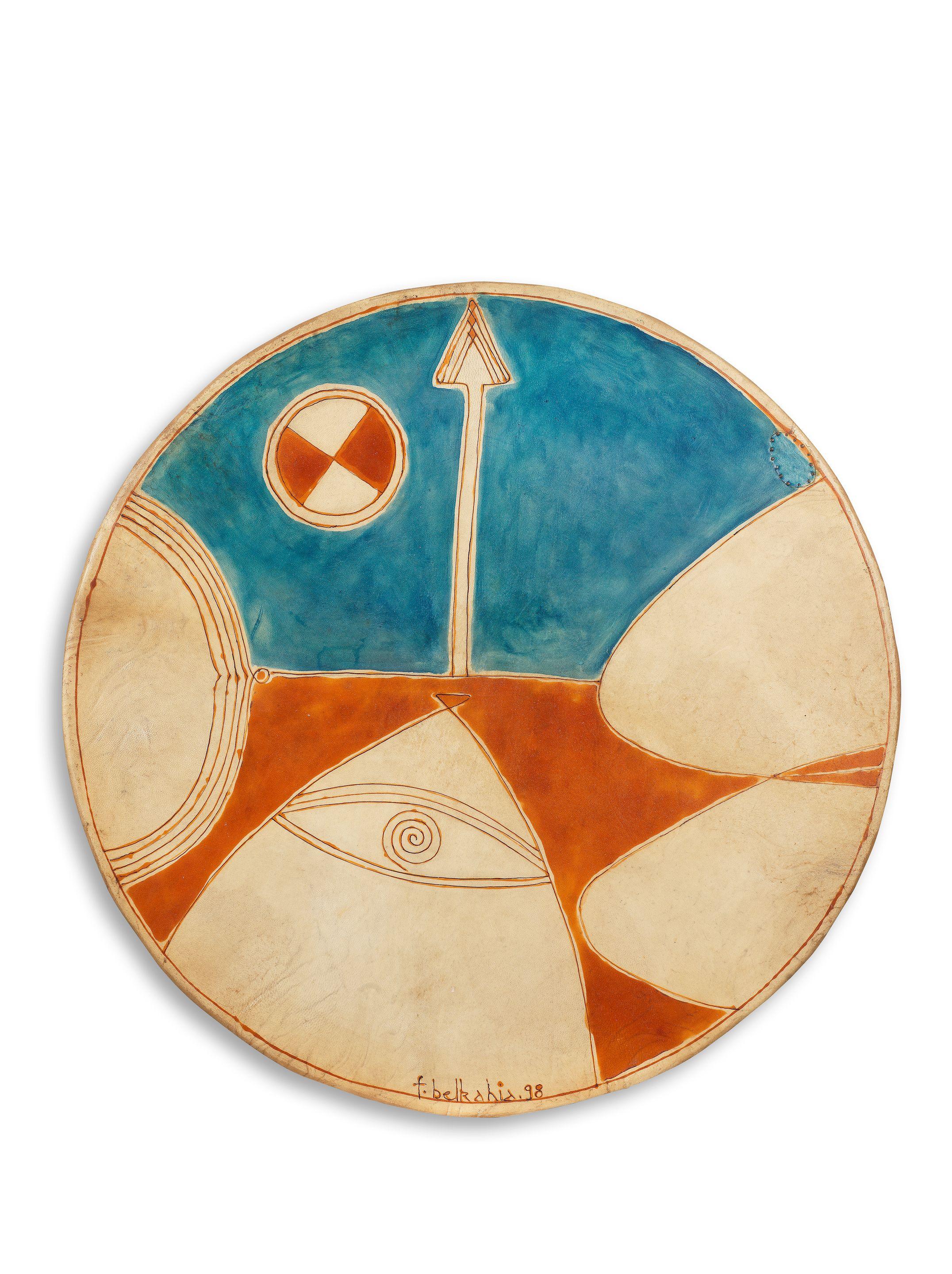 Farid Belkahia - Signs diameter: 70 cm