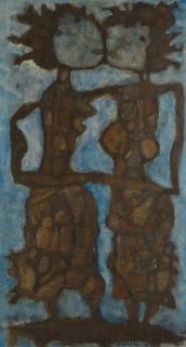Farid Belkahia - Untitled (Couple)